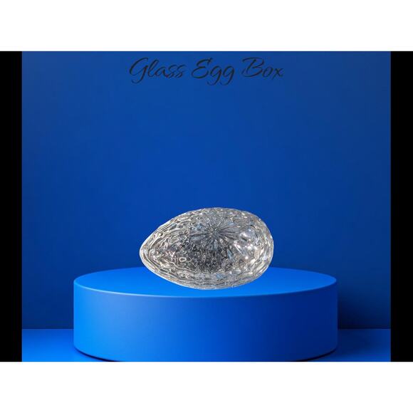 Crystal Egg With Lid - Picture 3 of 6